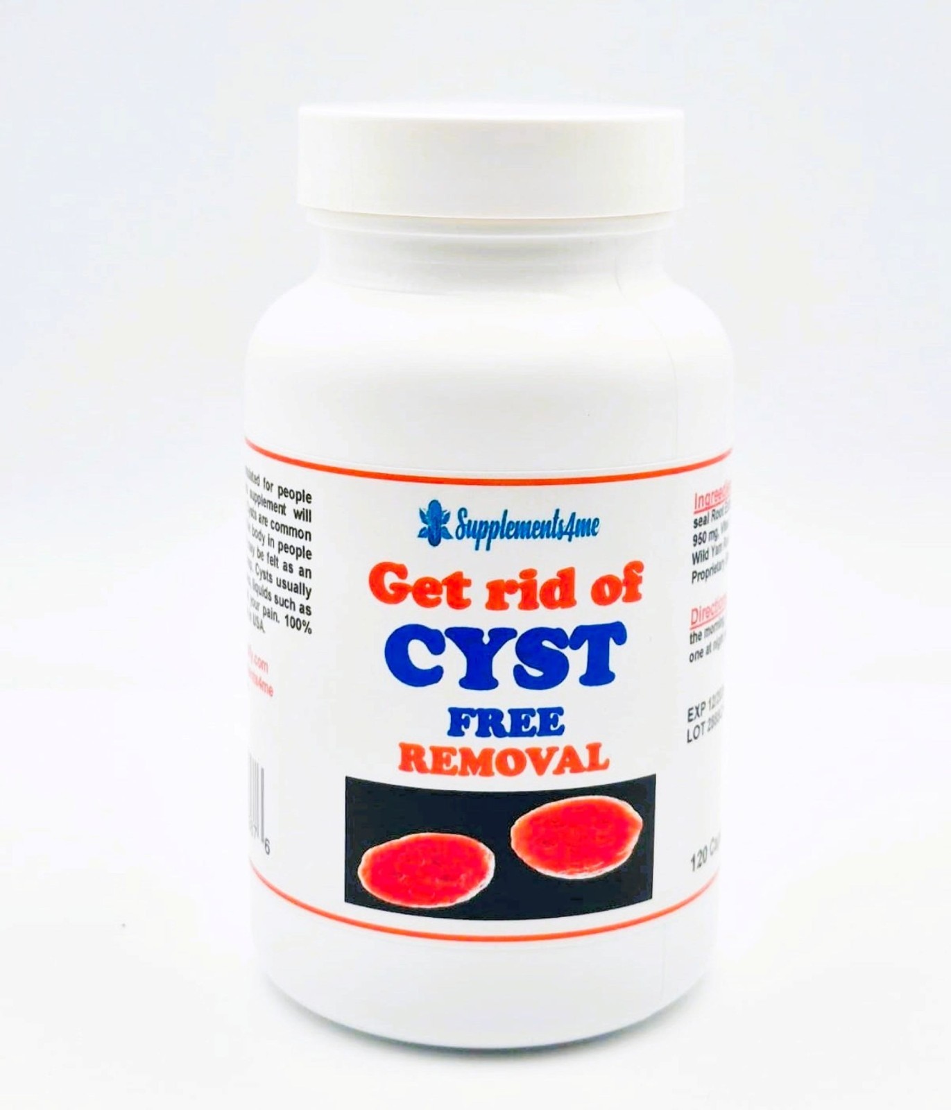 POWERFUL HEALTHY HERBS BENEFITS FOR WOMEN MEN CYST – 120 CAPS – MADE IN USA