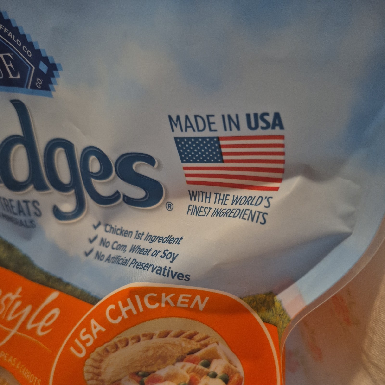 2x Blue Buffalo Nudges Homestyle Natural Dog Treats Real Chicken 40 oz 9/26