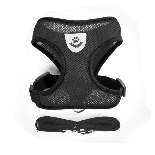 Cat Dog Pet Harness Adjustable Control Vest Dogs Reflective S M L XL Leash