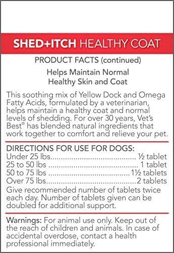 Healthy Coat Shed & Itch Relief Dog Supplements | Relieve Dogs Skin Irritation a