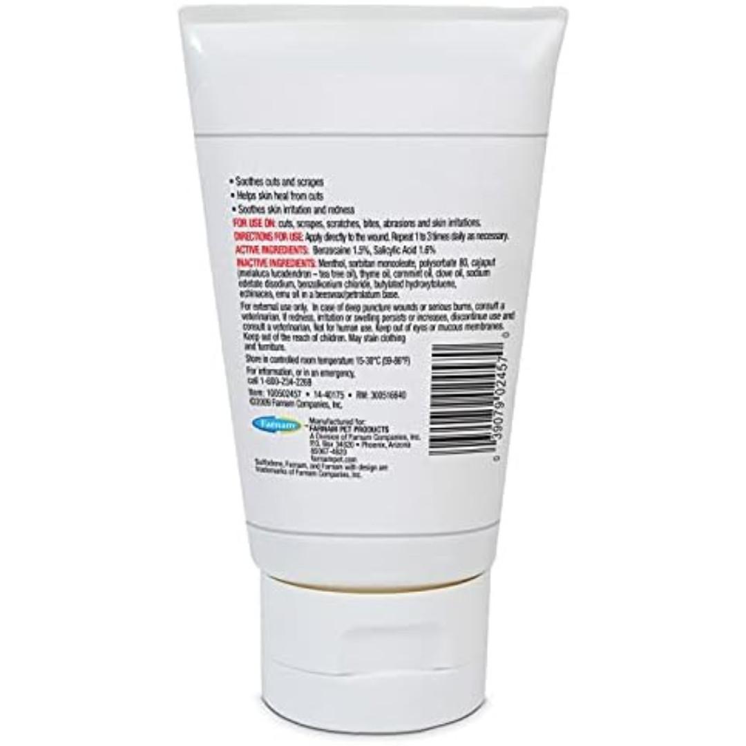 Sulfodene Dog Wound Care 3-W Ointment – Pain Relief & Infection Prevention, 2 oz