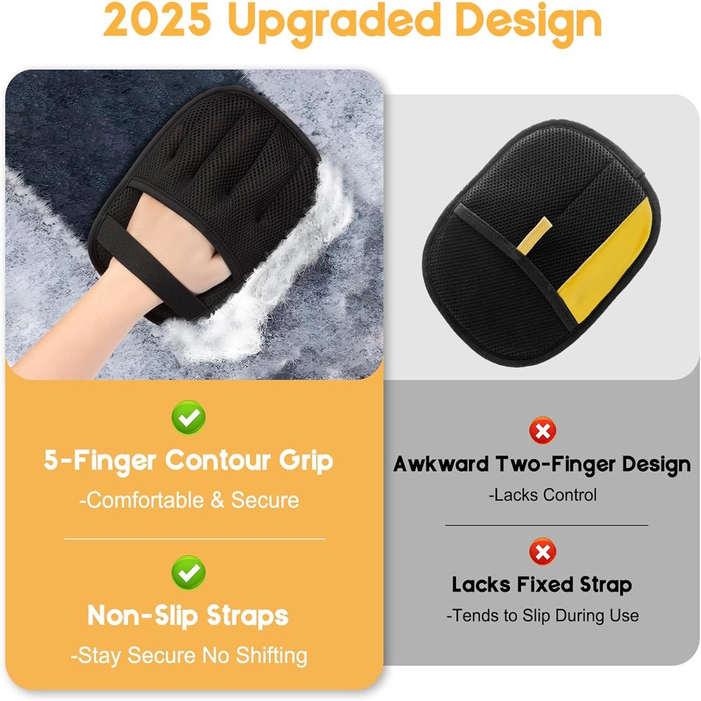Glove Cat Grooming Gloves Cat Hair Remover 2025 New Pet Dog Hair Remover LOT
