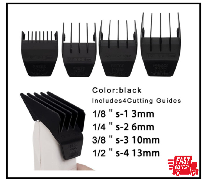 Professional Peanut Clipper Guards for Wahl Peanut – From 1/8 Inch to 1/2 Inch,