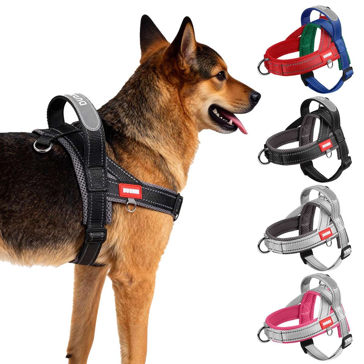 Adjustable No Pull Dog Pet Harness Control Vest Dogs Reflective S M L XL