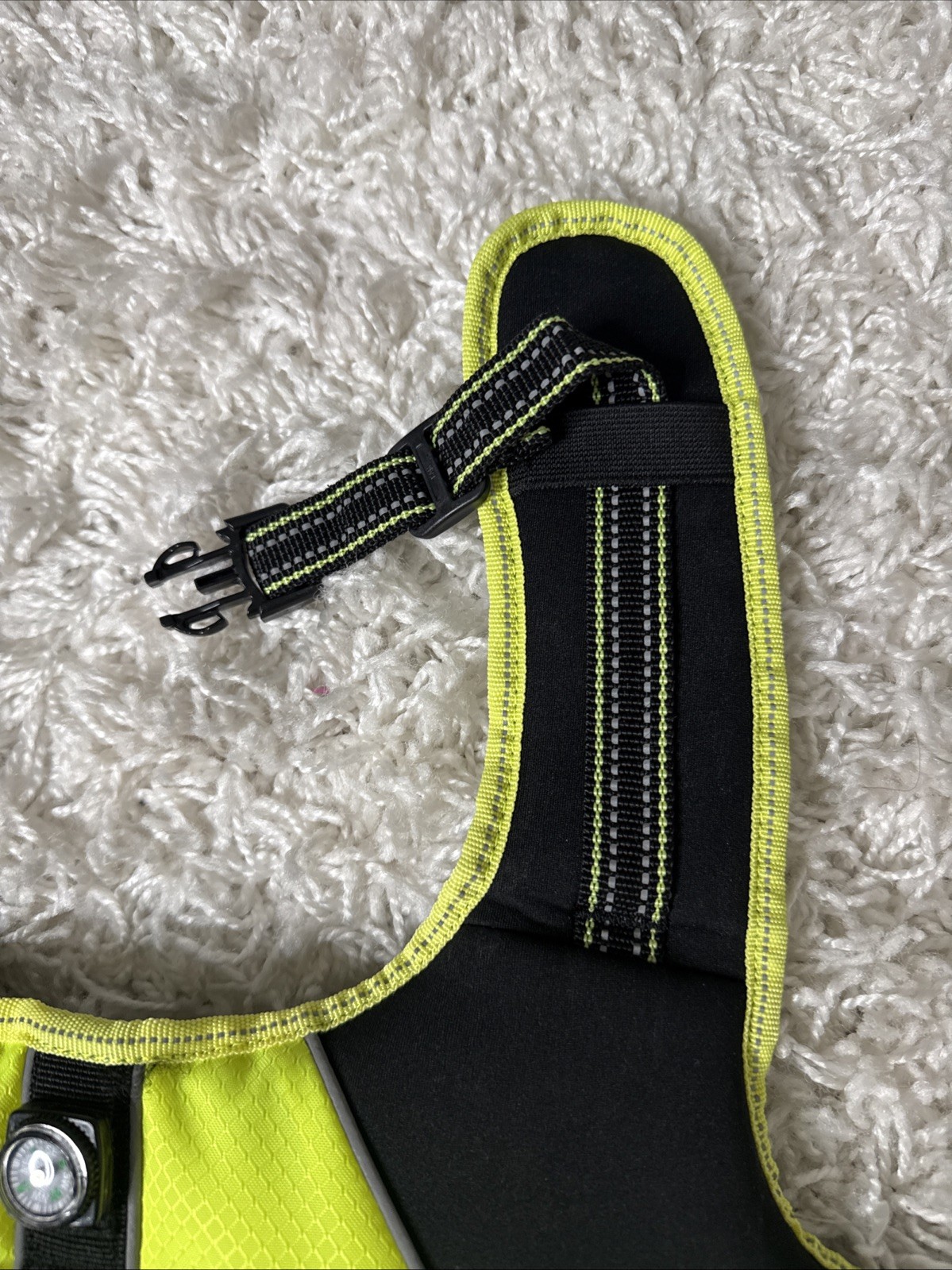 Arcadia Trail Flotation Dog Harness High Visibility Adjustable Sz Medium Yellow