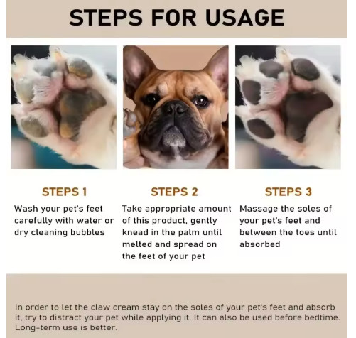 45g Dog Paw & Nose Balm Moisturizer Cream Pet Paw Protector Crack Repair Care