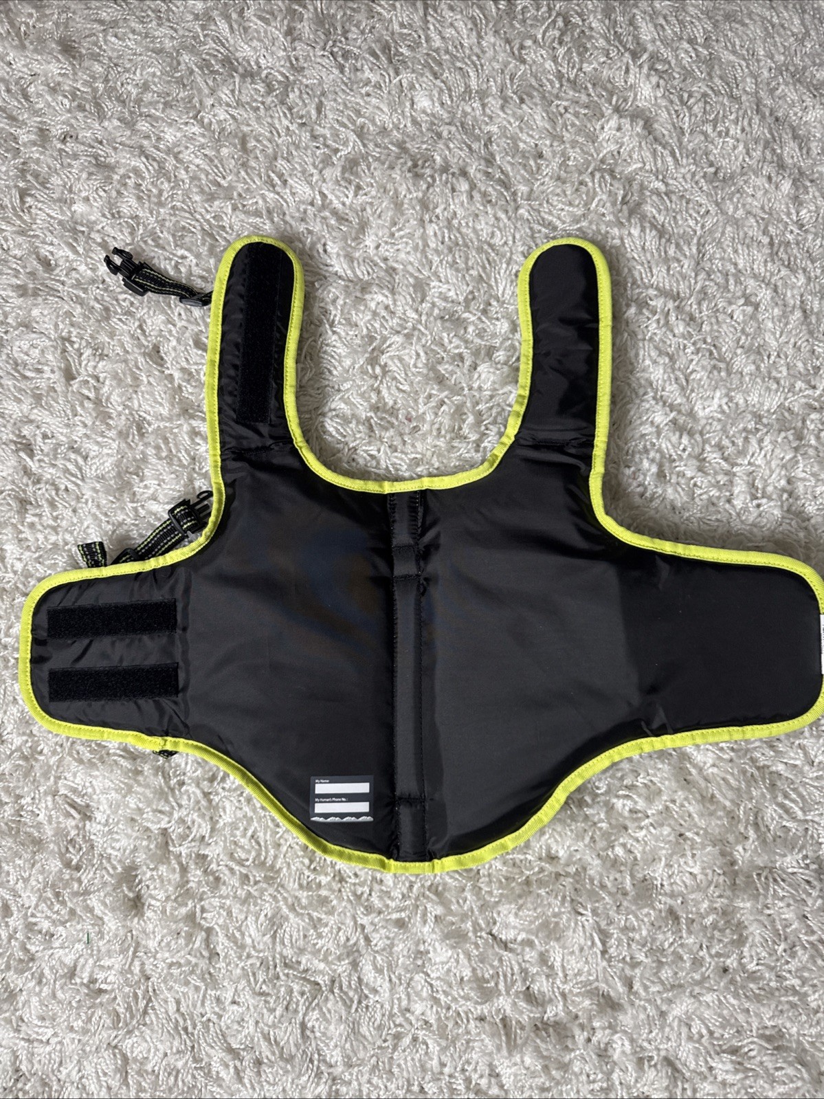 Arcadia Trail Flotation Dog Harness High Visibility Adjustable Sz Medium Yellow