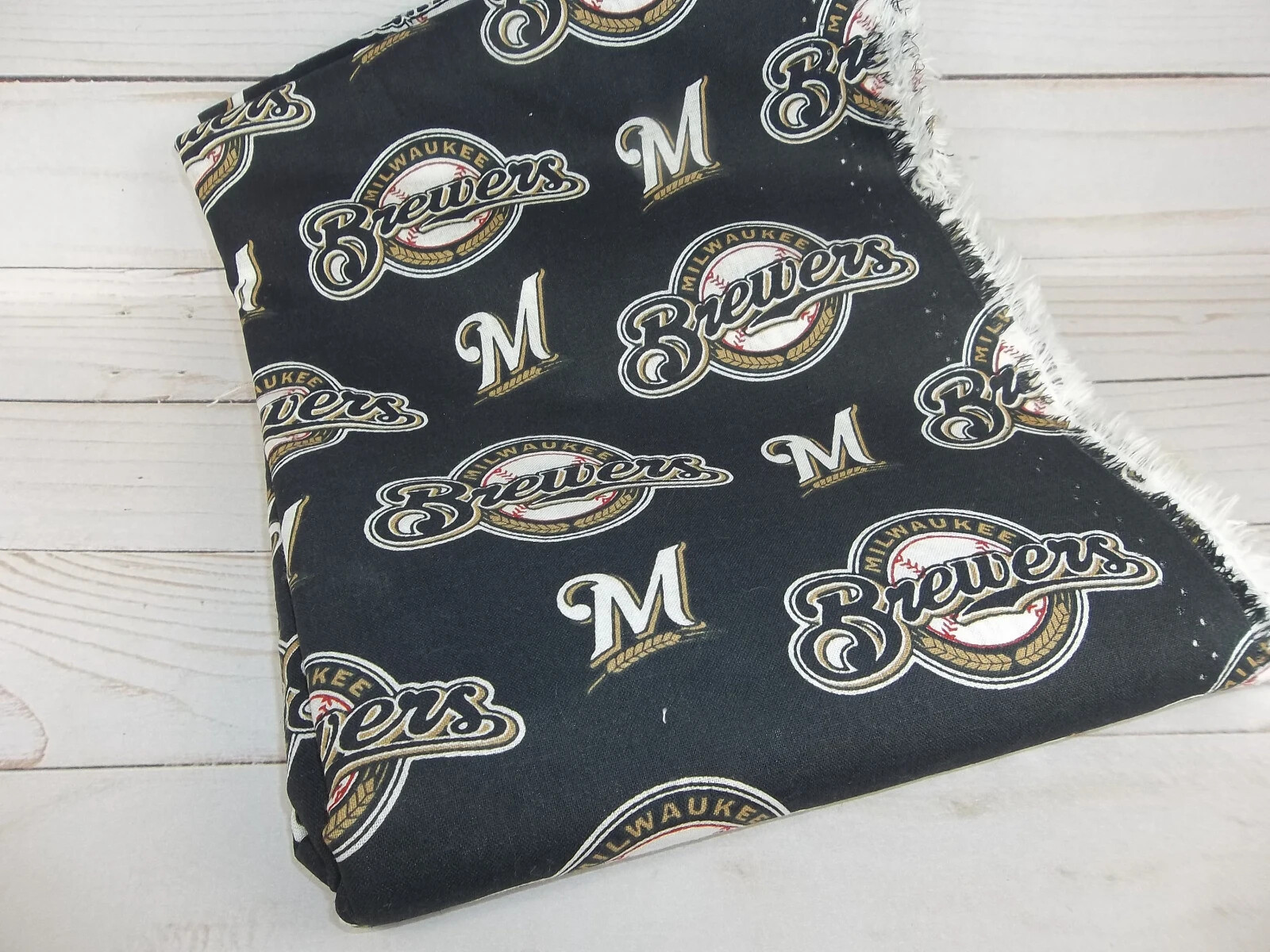 Milwaukee Brewers MLB Terri’s Dog Collar handmade adjustable gameday fabric