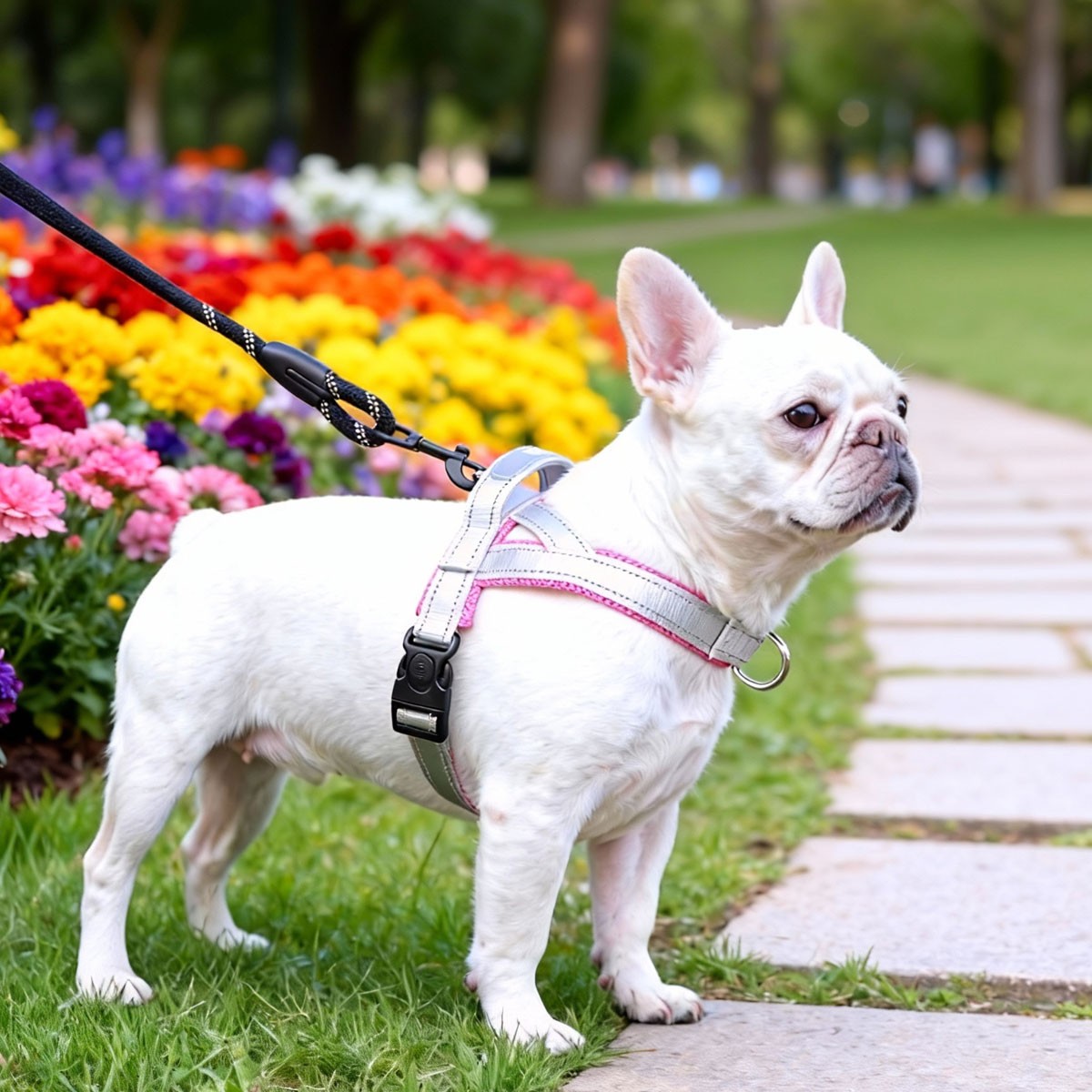 Adjustable No Pull Dog Pet Harness Control Vest Dogs Reflective S M L XL