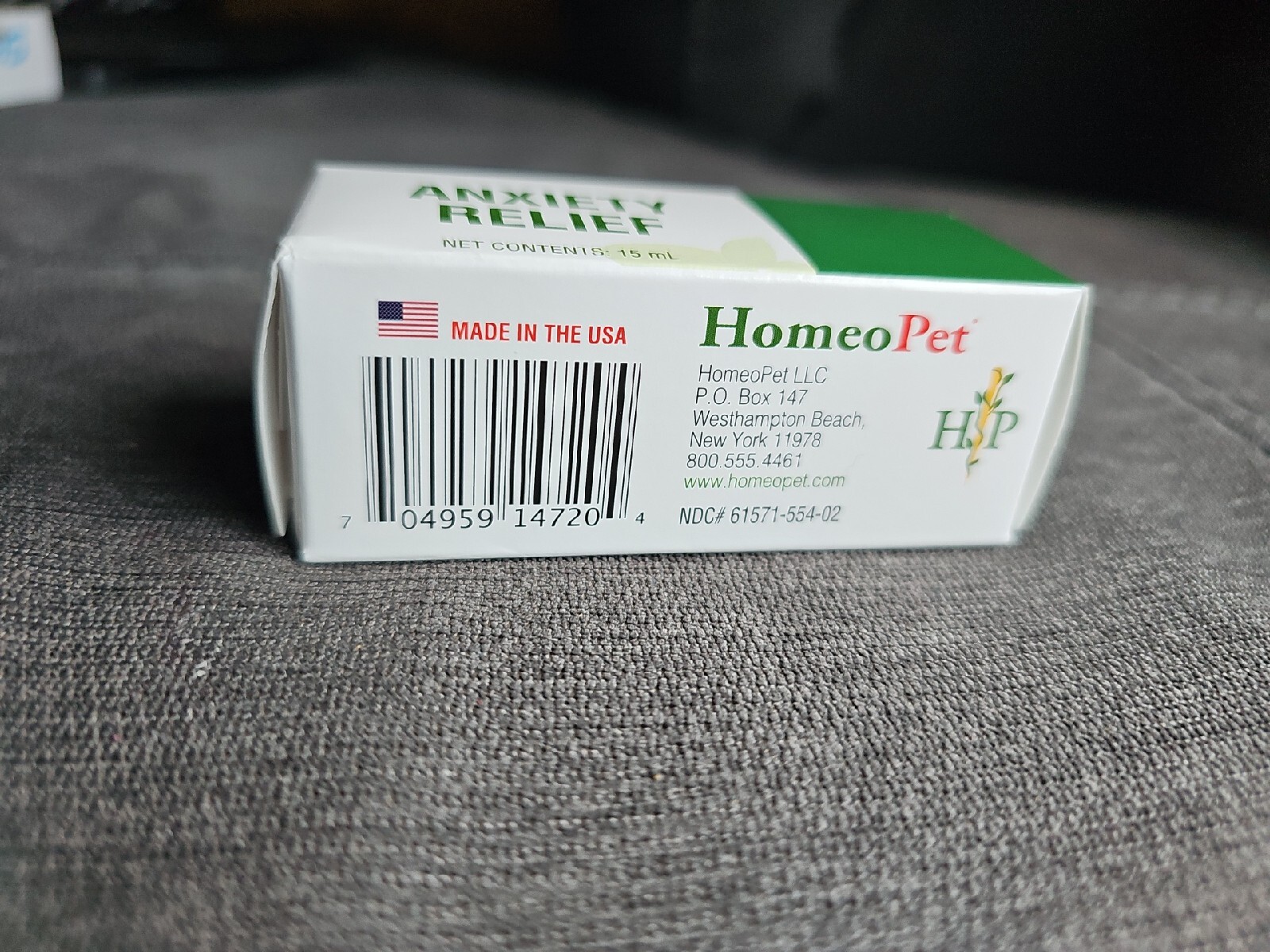 HomeoPet Anxiety Relief white, 15 ml Anxiety Support for Pets.