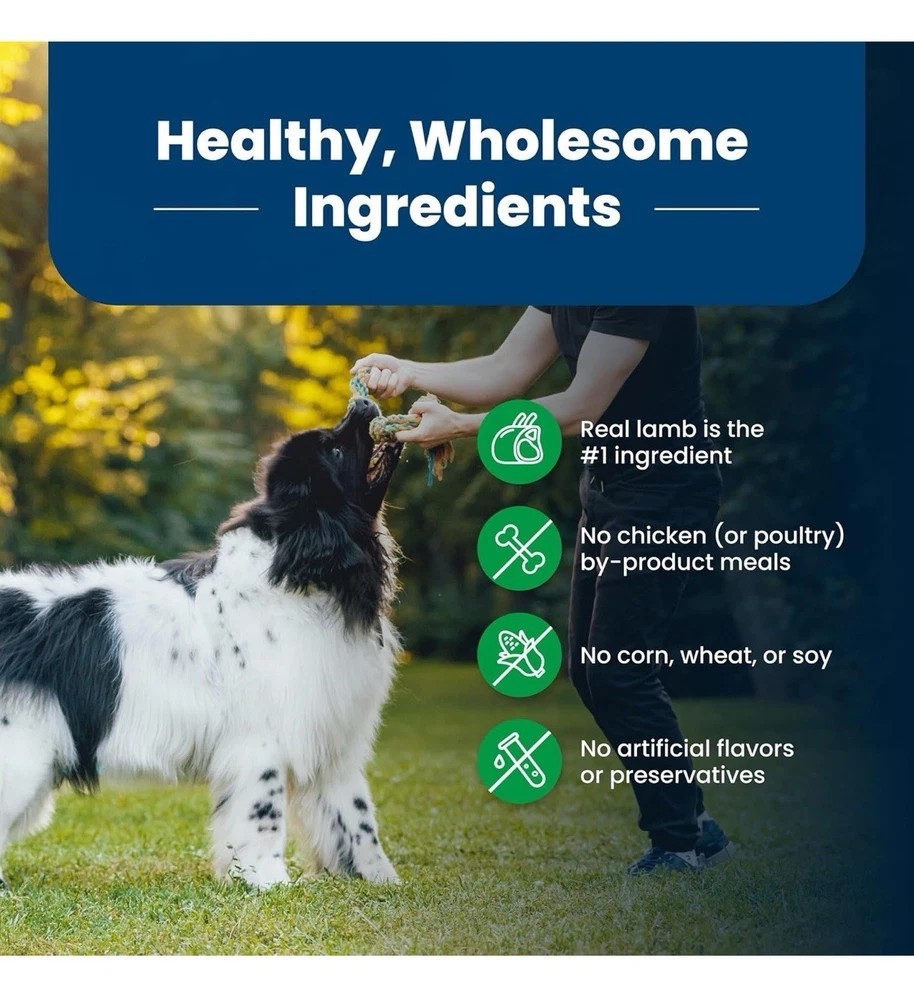 Blue Buffalo Life Protection Formula Adult Dry Dog Food, Lamb & Brown Rice,5lb