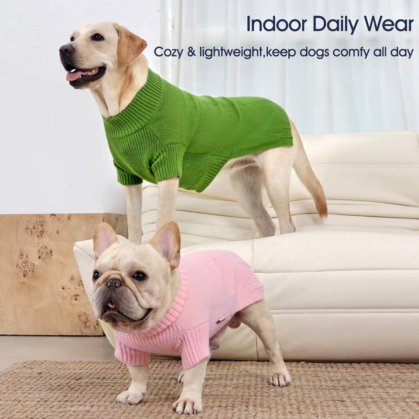 Extra Large Dog Sweater, 3XL Dog Sweater for Large Dogs Girl Boy Ultra Cozy