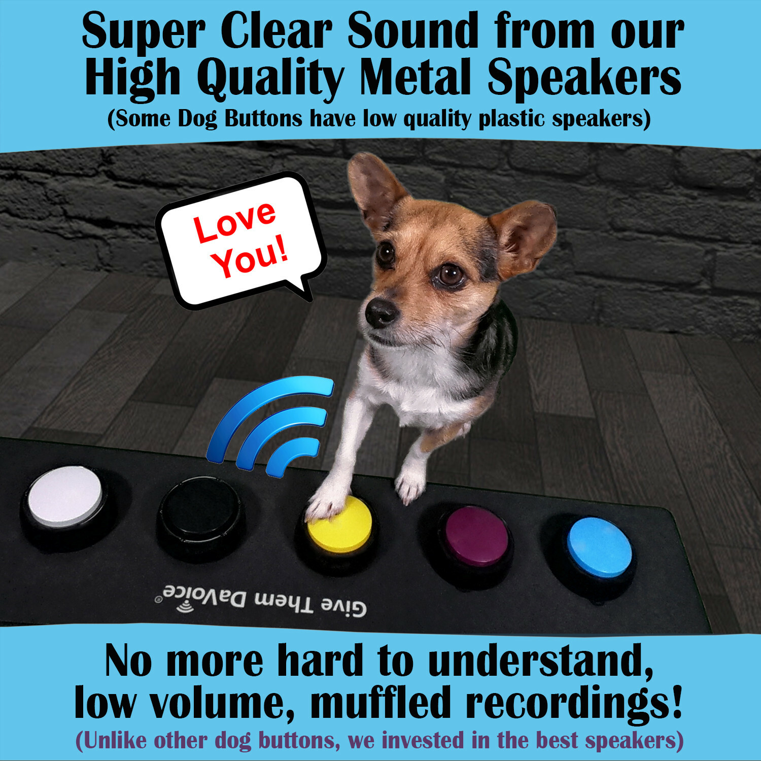 Dog Buttons, Dog Talking Buttons, Dog Communication Buttons, Dog Training Button