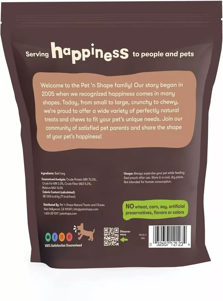 Beef Lung Dog Treats – Made and Sourced in the USA – Training Treat – 9 Ounce