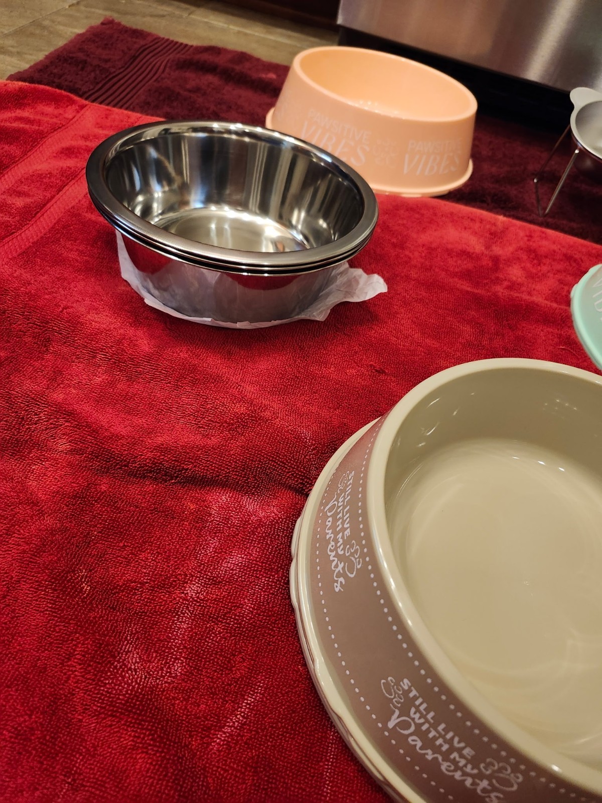 Pet Feeding Bowls. Set of 2. (Large, Small, Plastic or Elevated). FREE SHIPPING!