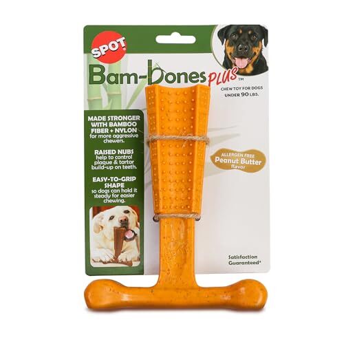 Durable Peanut Butter Dog Chew Toy for Aggressive Chewers Easy Grip Size Options