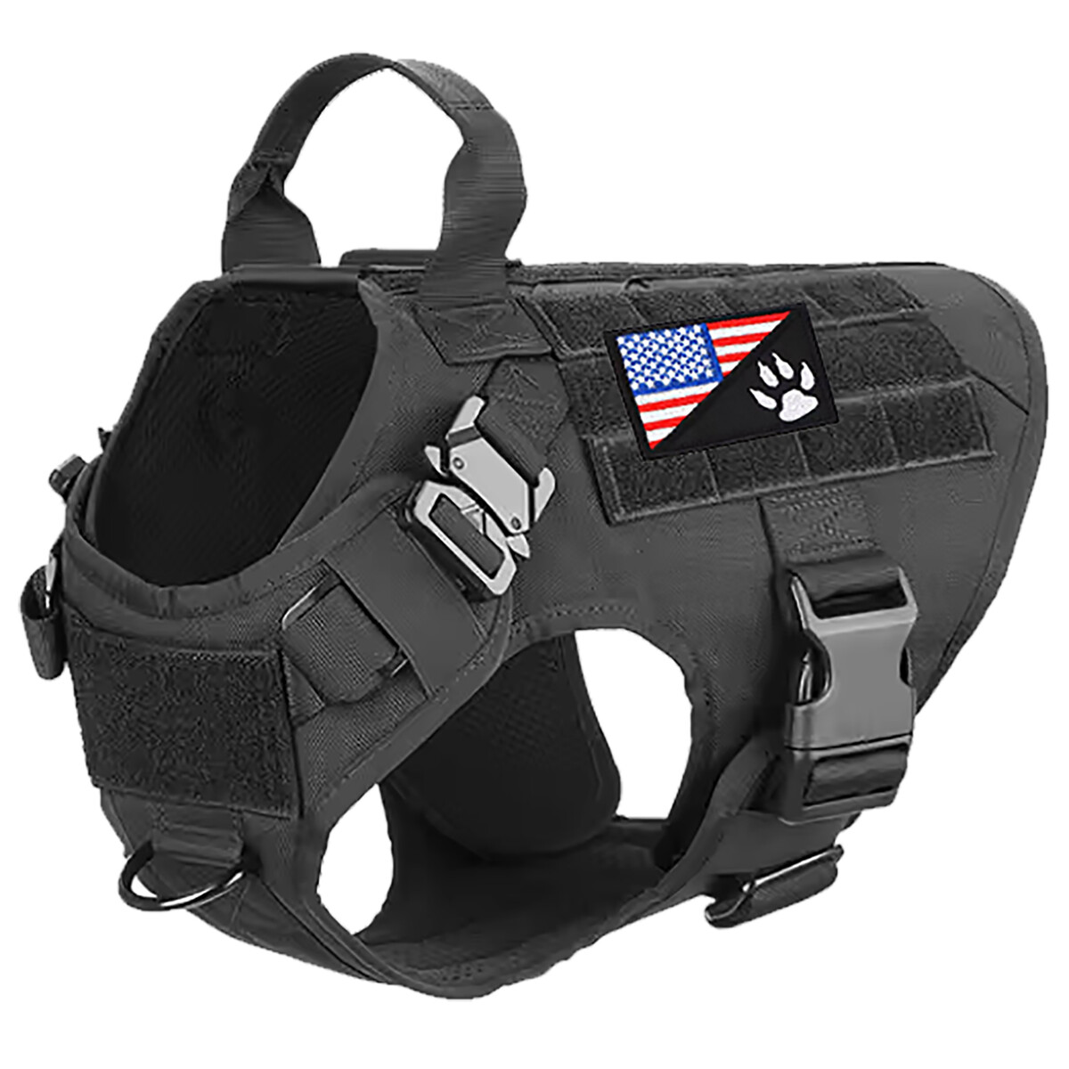 Tactical Dog Vest Harness – Military K9 Dog Training Vest – US Working Dog