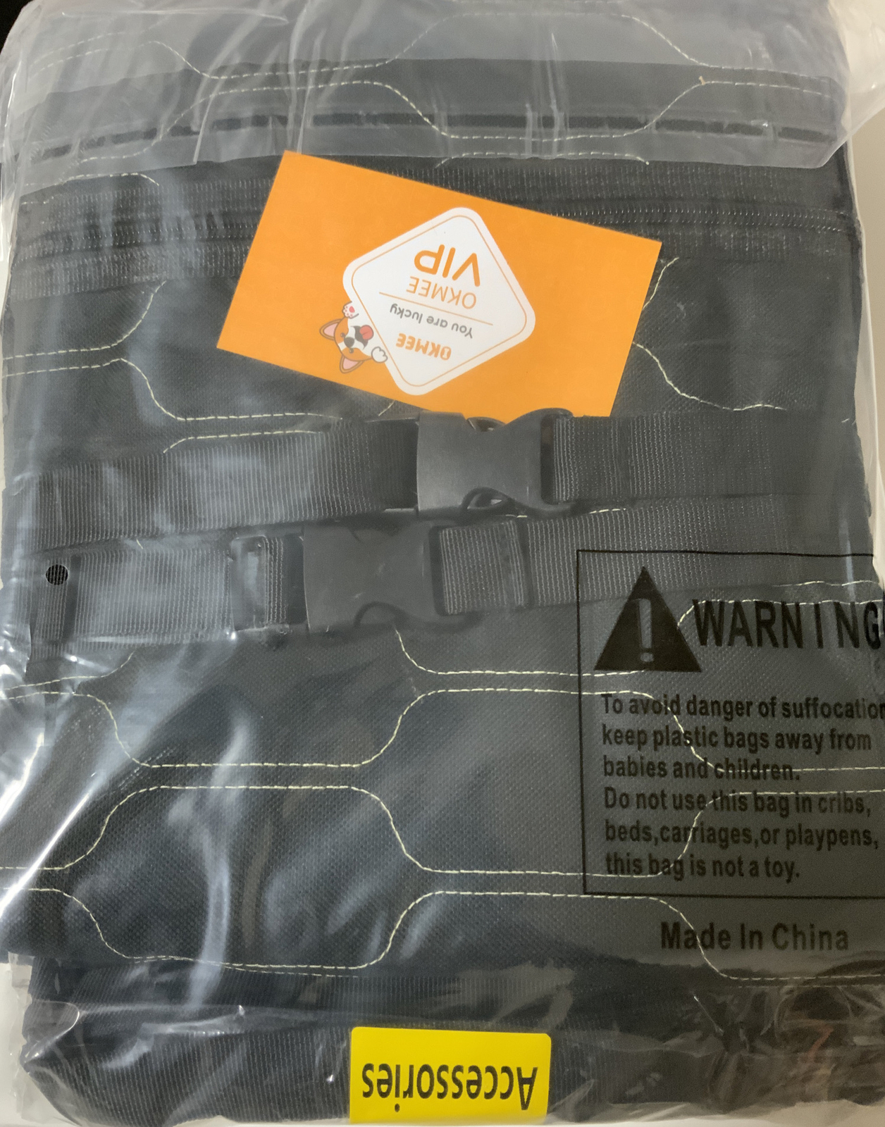 🔰 OKMEE 4in1 LUXURY PET CAR SEAT COVER, BLACK 🆕 as shown