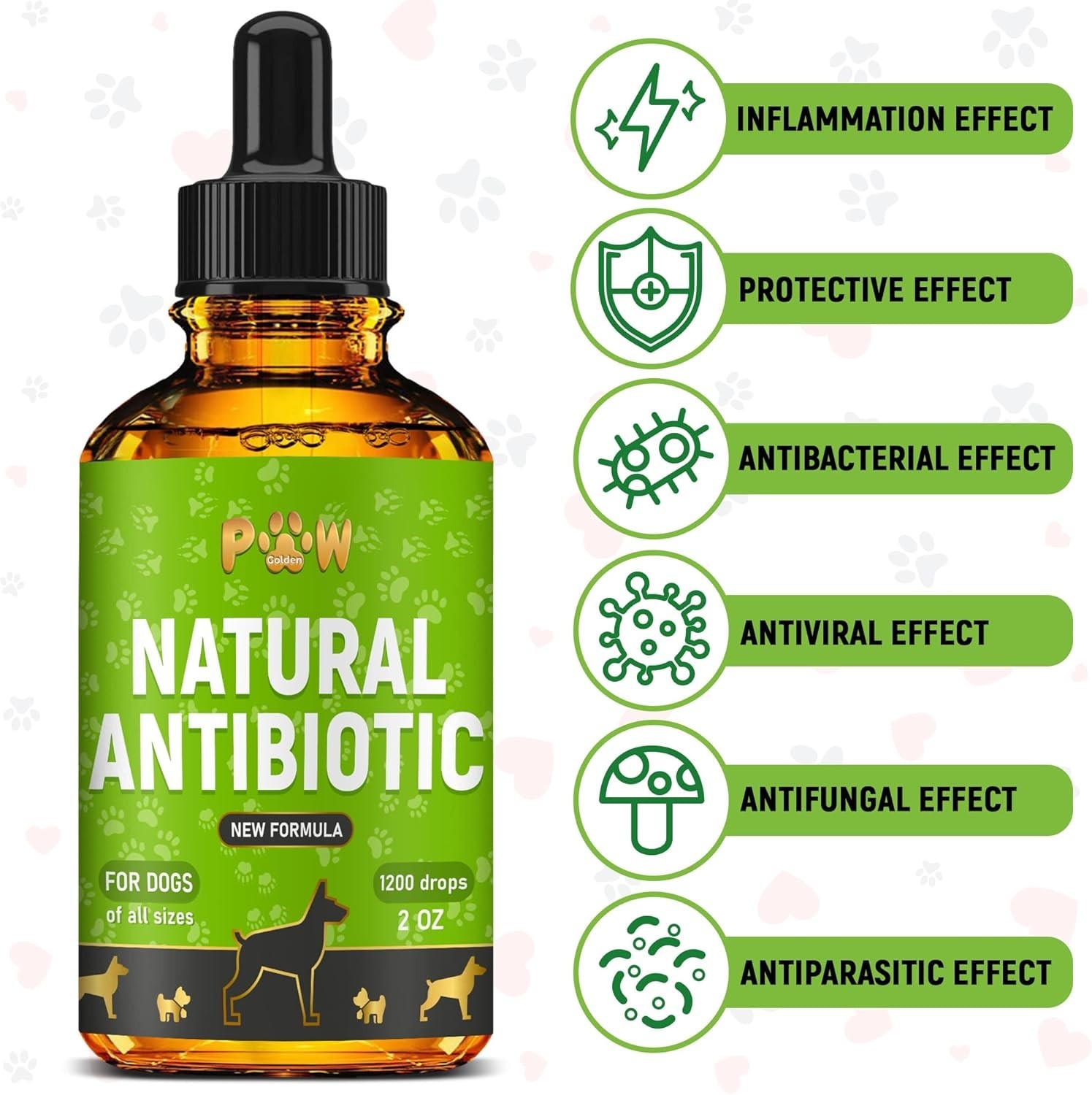 Natural Drops for Dogs to Support Urinary Tract and Overall Wellbeing 2 Ounces