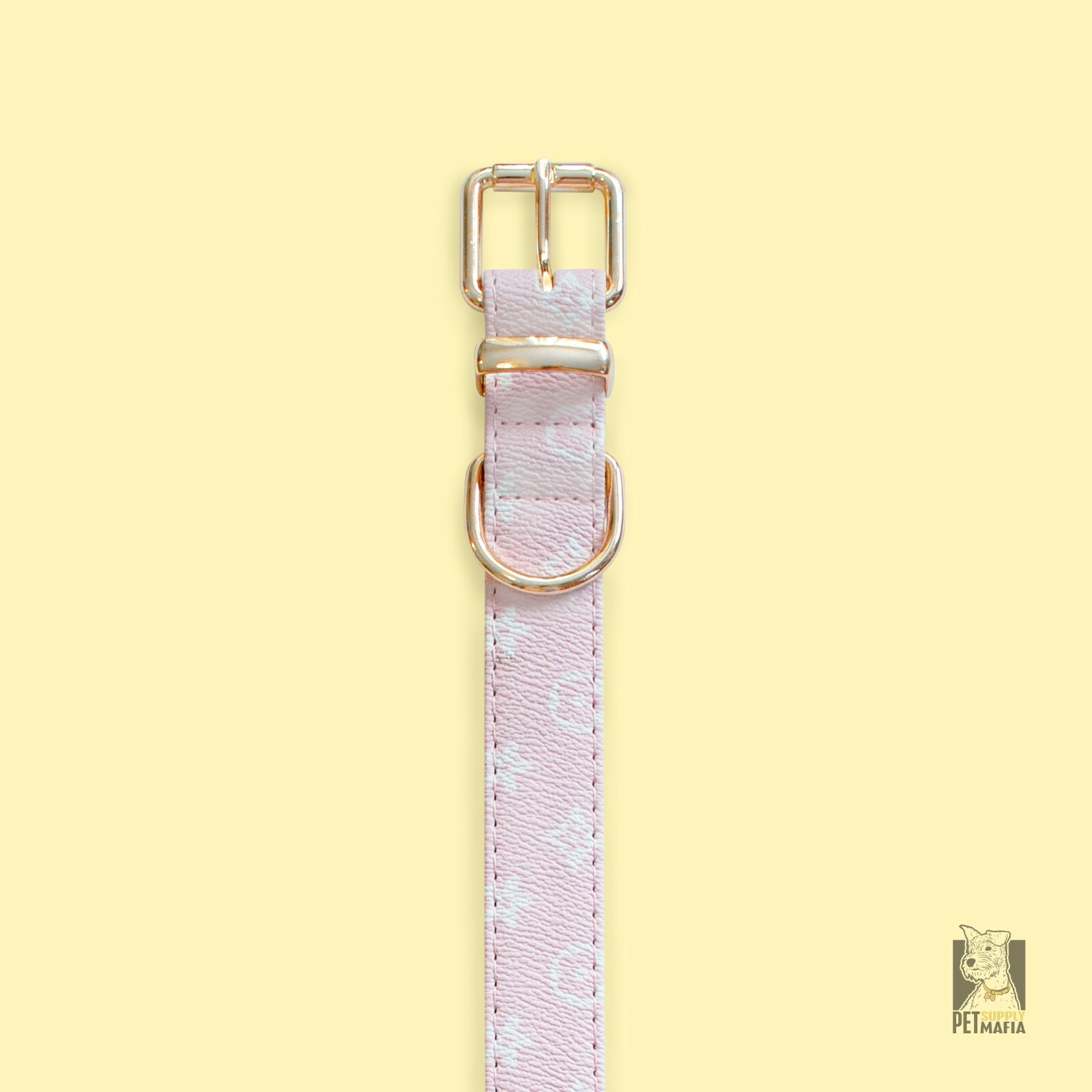 Luxury Leather Designer Dog Collar In XS, S, M, L, XL (Optional Leash Available)