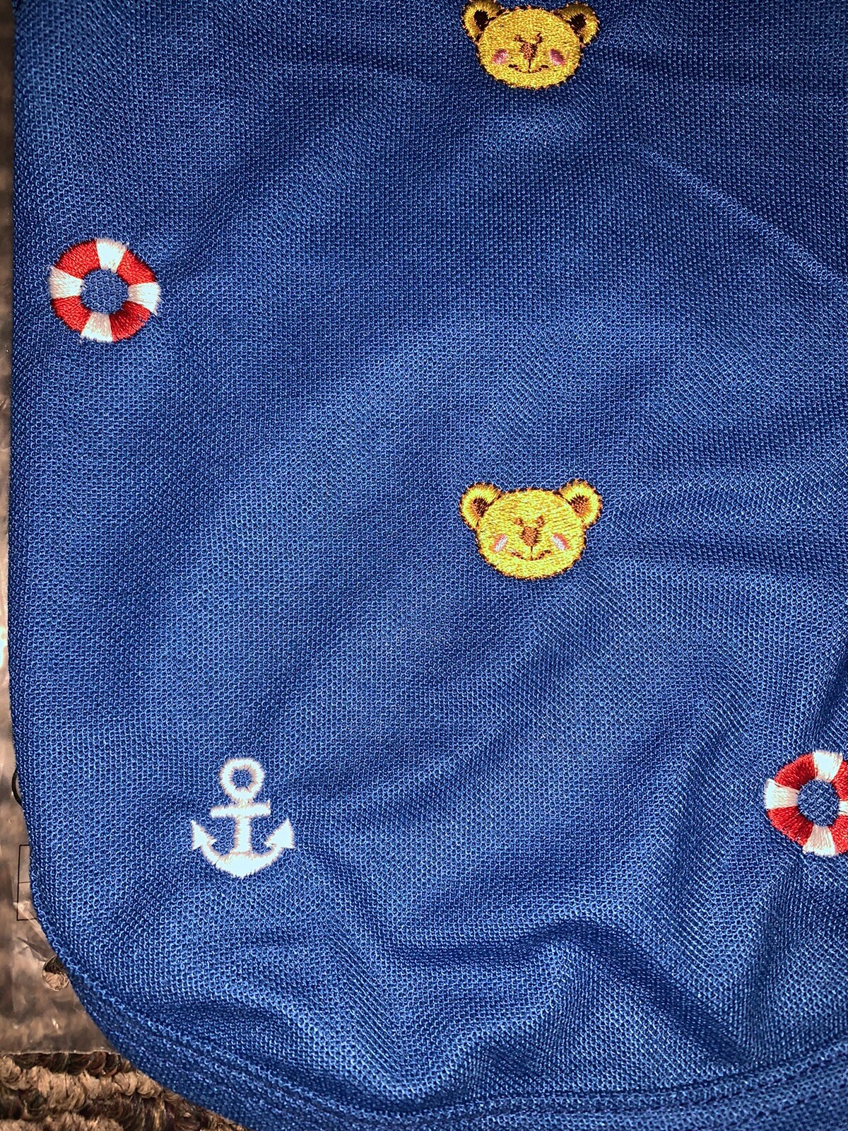 PetCircle Blue Sailor Embroidered Polo Short Sleeve Shirt Small Dogs BUST 16.56″