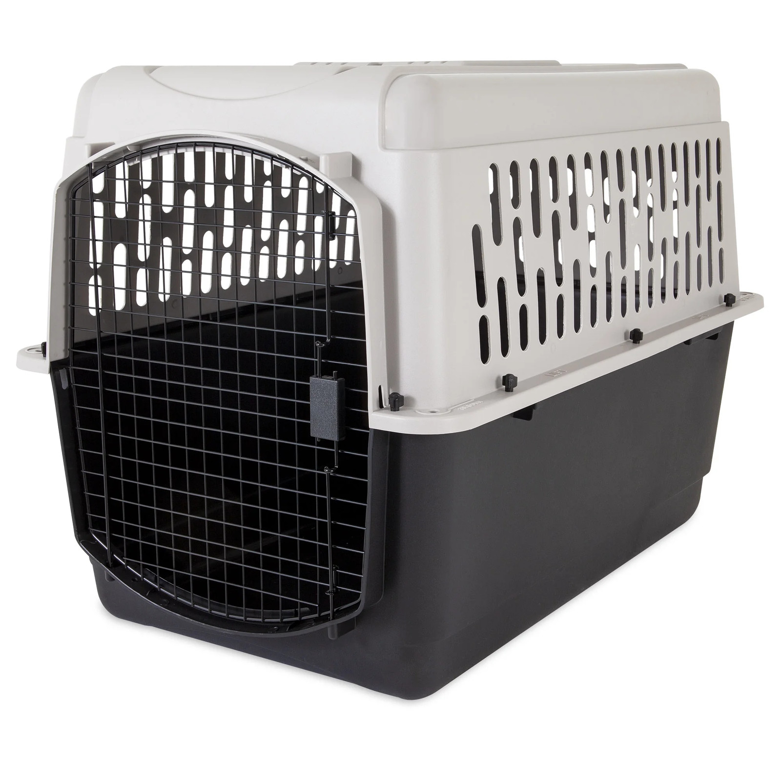 Vibrant Life Portable Dog Kennel, Hard-Sided Carrier for Pets 70-90 Lbs