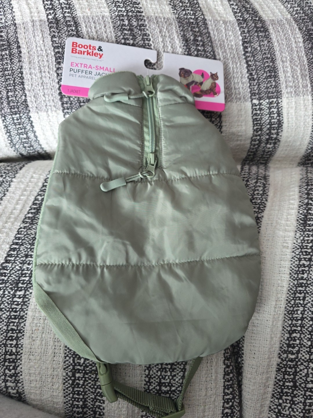 Boots & Barkley Puffer Jacket Xtra Small NEW Green