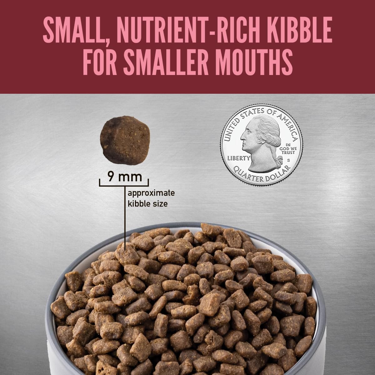 ORIJEN Grain Free High Protein Dry Dog Food Small 4 Pound (Pack of 1), Pink