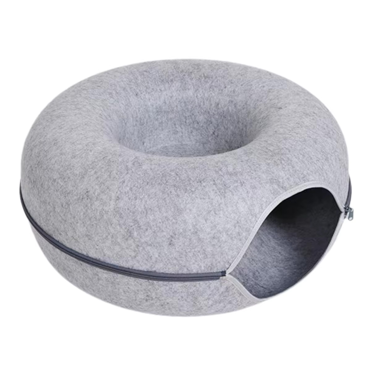 Cat Cave EXTRA LARGE Cat Tunnel Bed Indoor Cats,Cat Donut