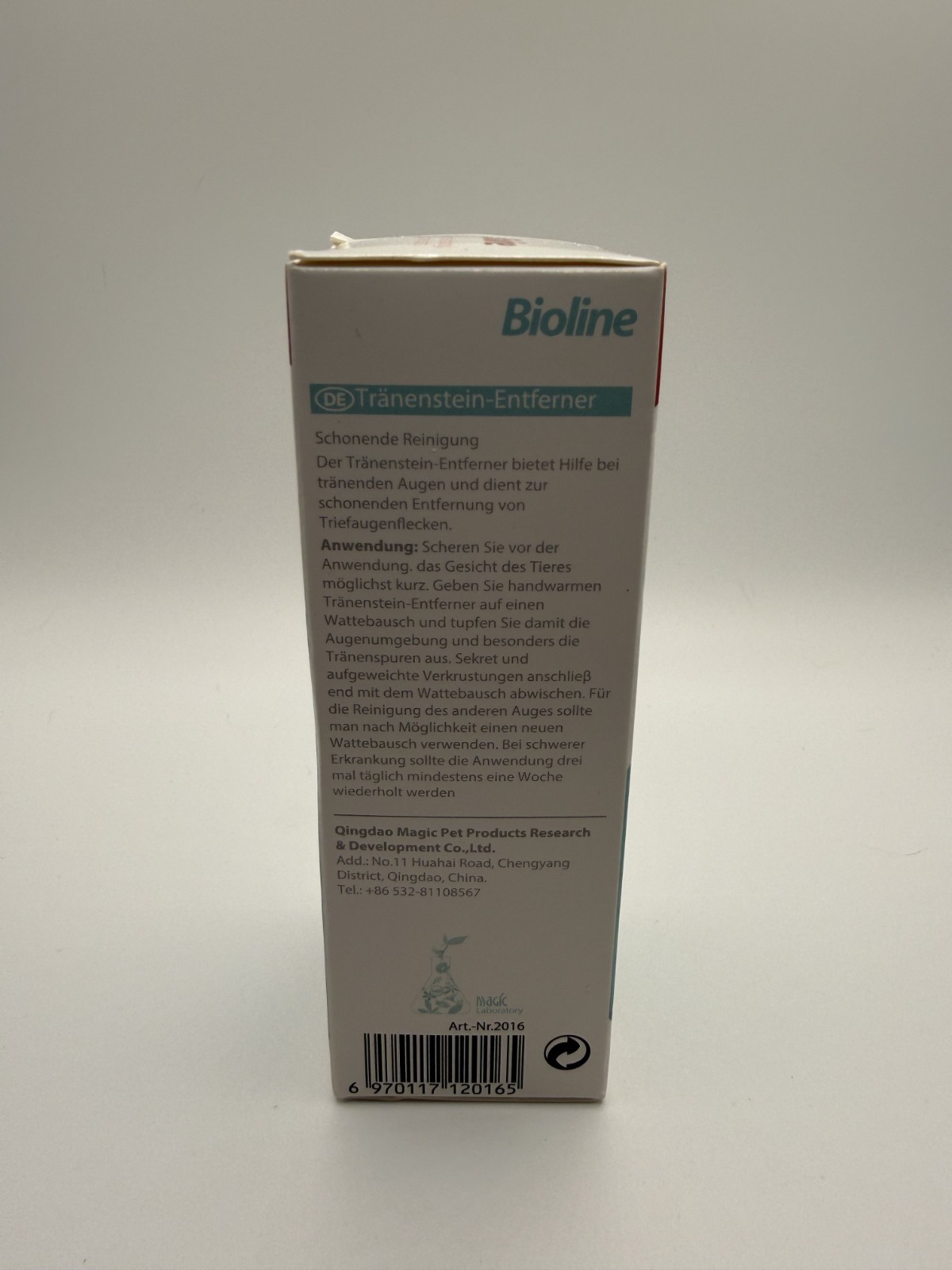 Bioline Tear Stain Remover for Dogs & Cats 15 mL/ 1.7 fl. oz. – Brand New Sealed