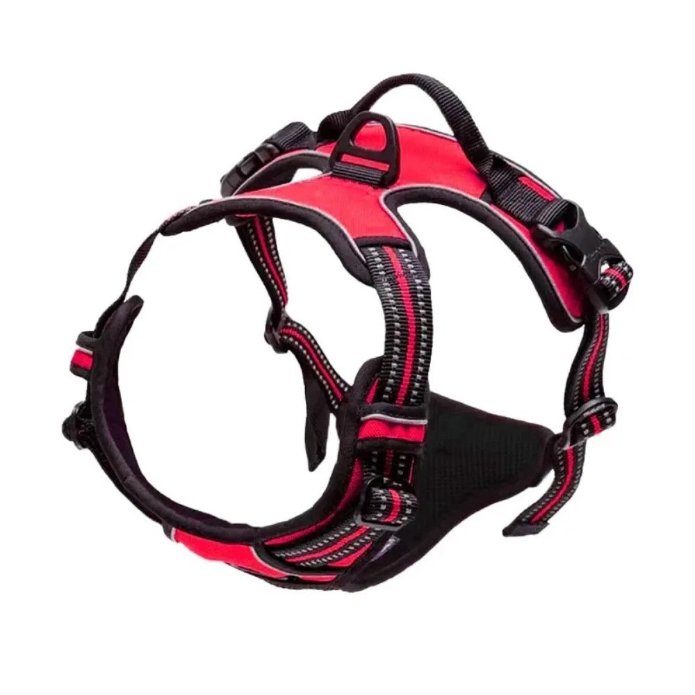 rabbitgoo Dog Harness with 2 Leash Clips No-Pull Reflective Vest for Large Dogs
