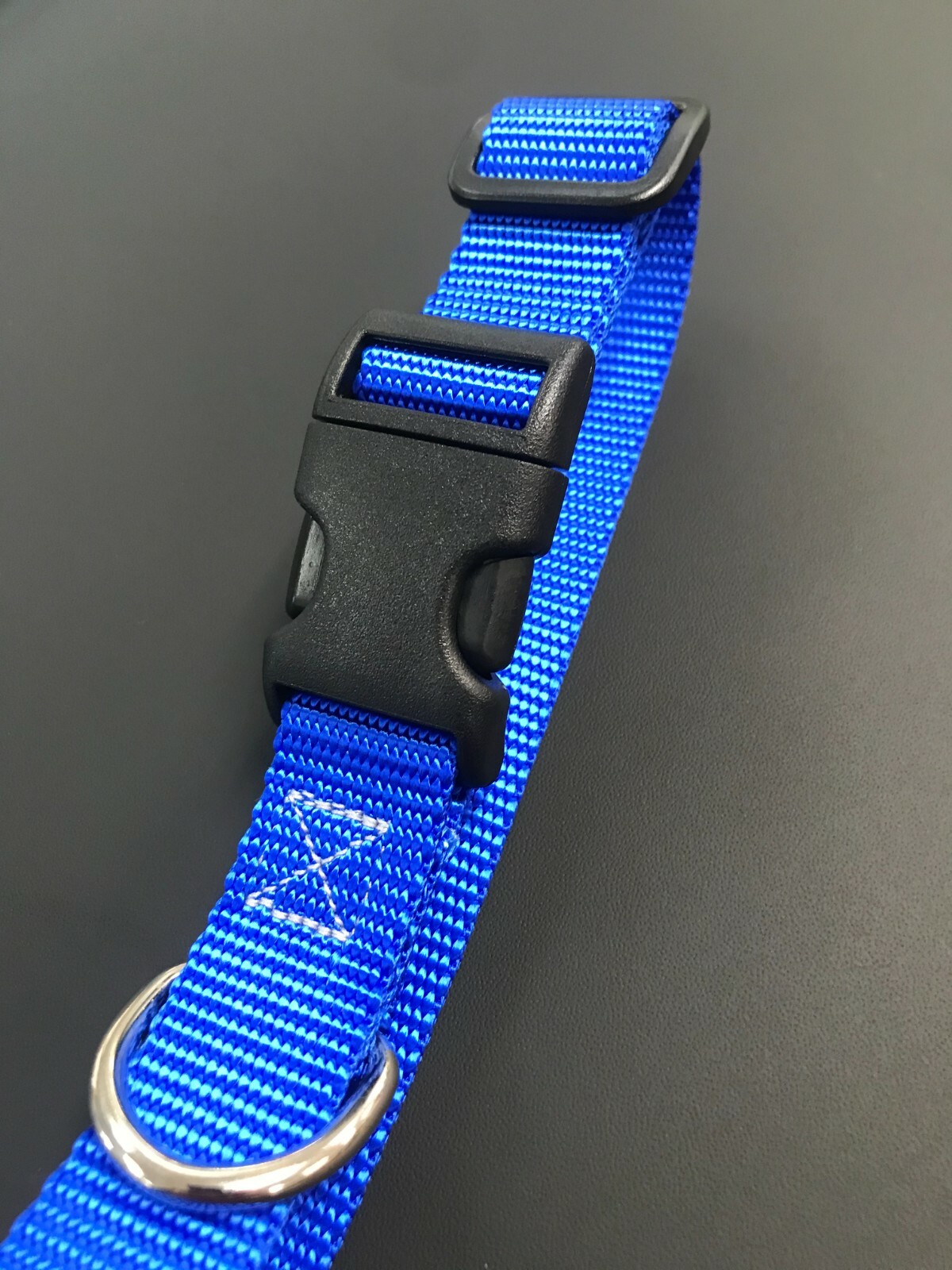 SNOW CREEK – HEAVY DUTY NYLON DOG COLLAR – ADJUSTABLE (MADE IN KY, USA)