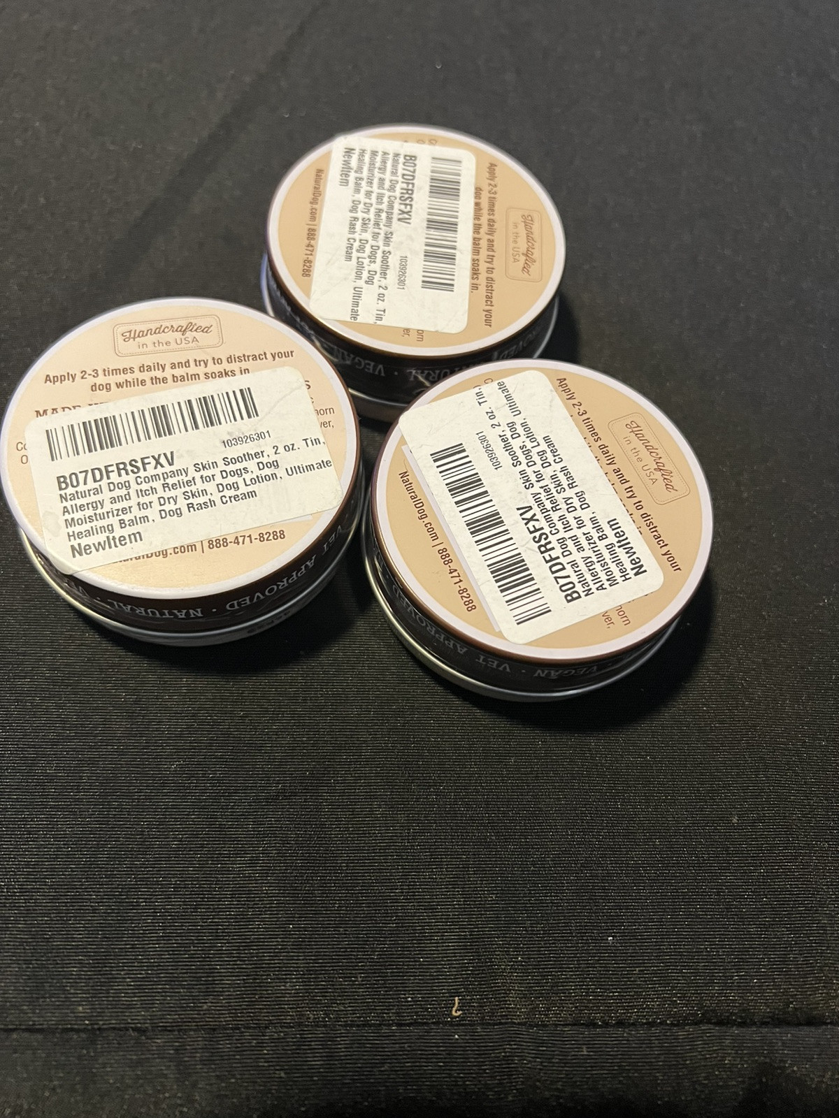 3 Natural Dog Company Skin Soother For Hot Spots Rashes Dry Skin 2 Oz