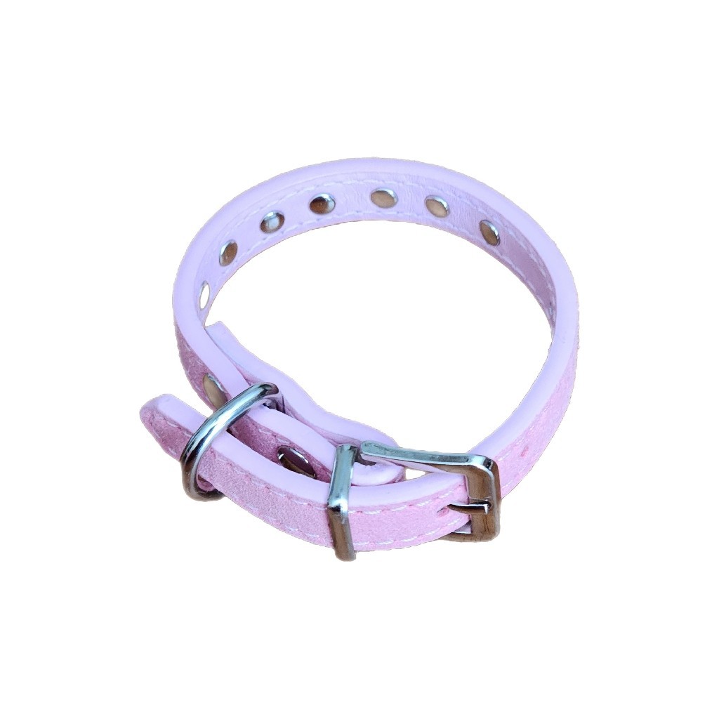 BLING & GLITZY PINK XSS XTRA EXTRA SMALL PUPPY/ CAT COLLAR WITH RHINESTONES