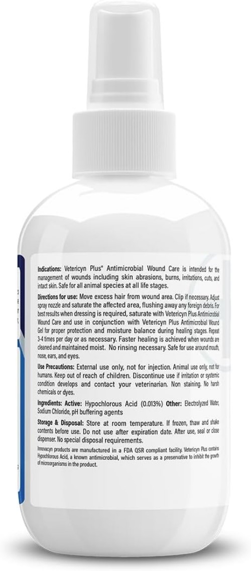 Plus Dog Wound Care Spray | Healing Aid and Skin Repair, Clean Wounds, Reliev…