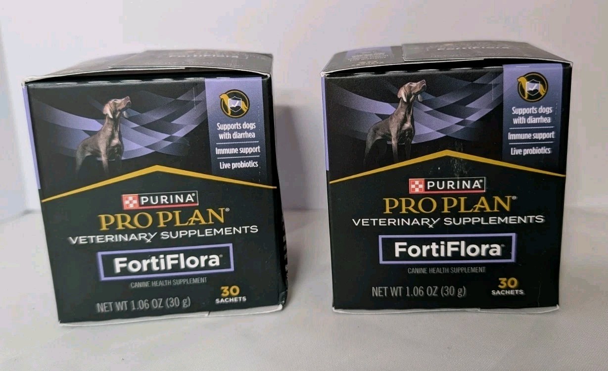 Purina Pro Plan FortiFlora Probiotic Supplements for Dogs Total (60) Exp 4/27