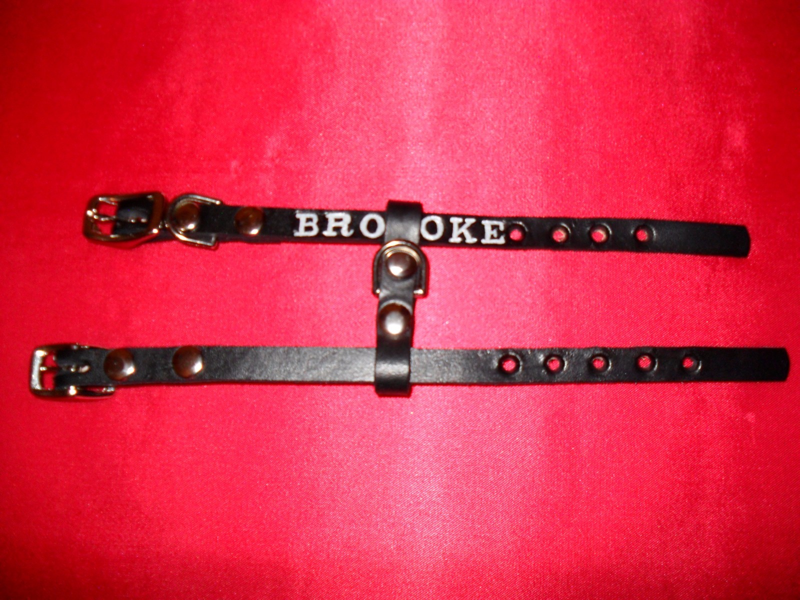 #DH1: 1/2″ PERSONALIZED LEATHER DOG HARNESS Custom fit and color selection!