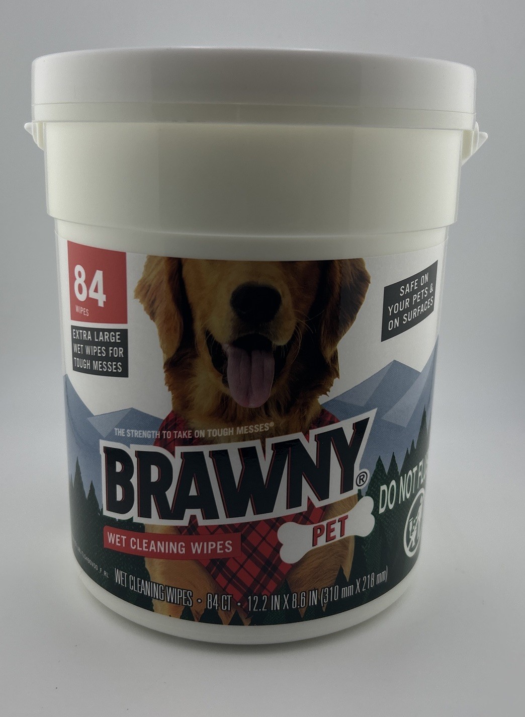 Brawny Pet Wet Cleaning Wipes Extra Large 84ct Each New (4-Pack)