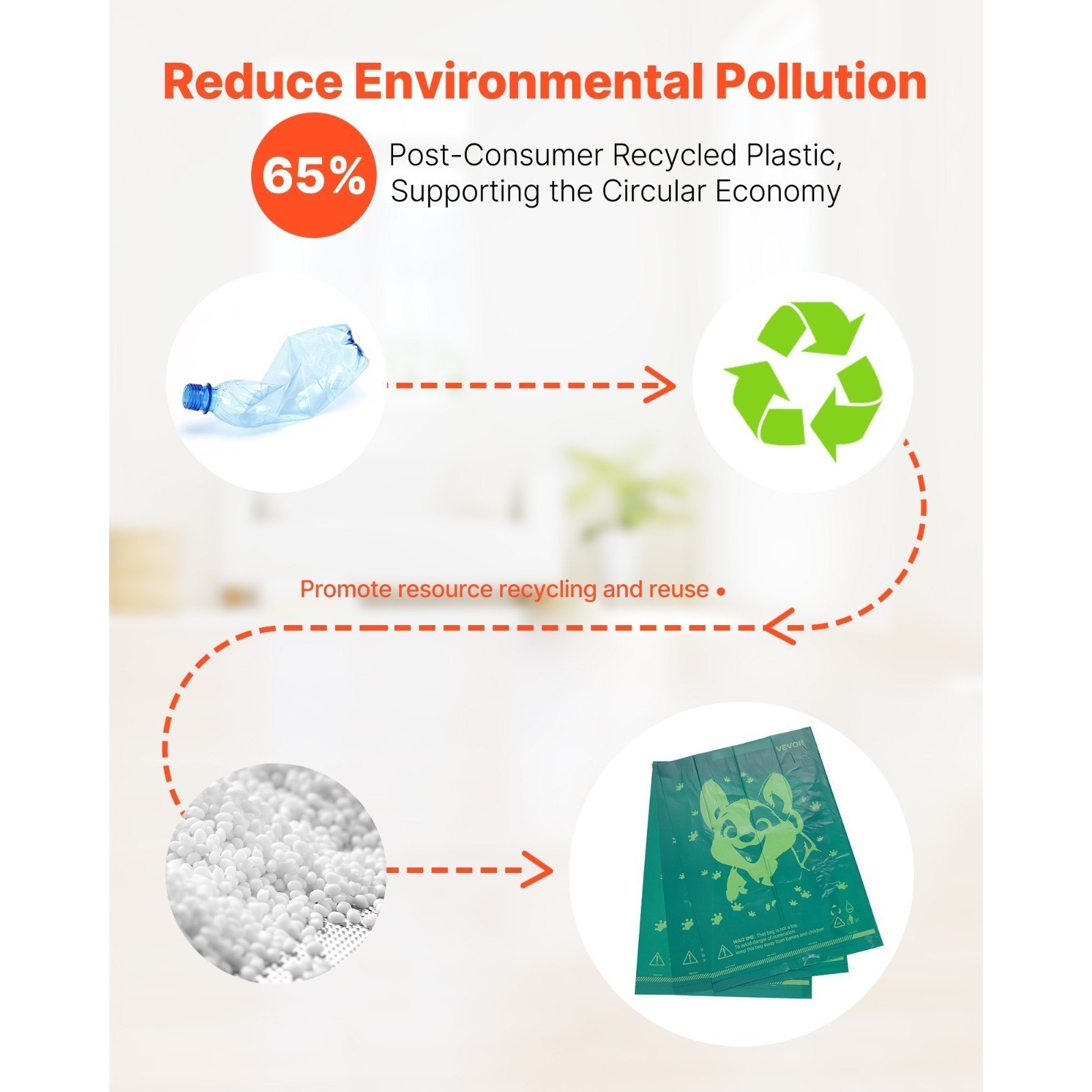 270ct Dog Poop Bags 13x9in, Thick Leak-Proof Pet Waste Refills, Biodegradable