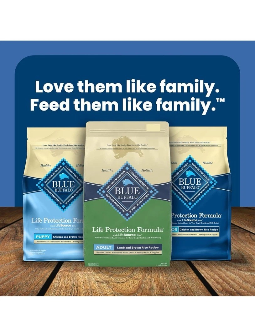 Blue Buffalo Life Protection Formula Adult Dry Dog Food, Lamb & Brown Rice,5lb