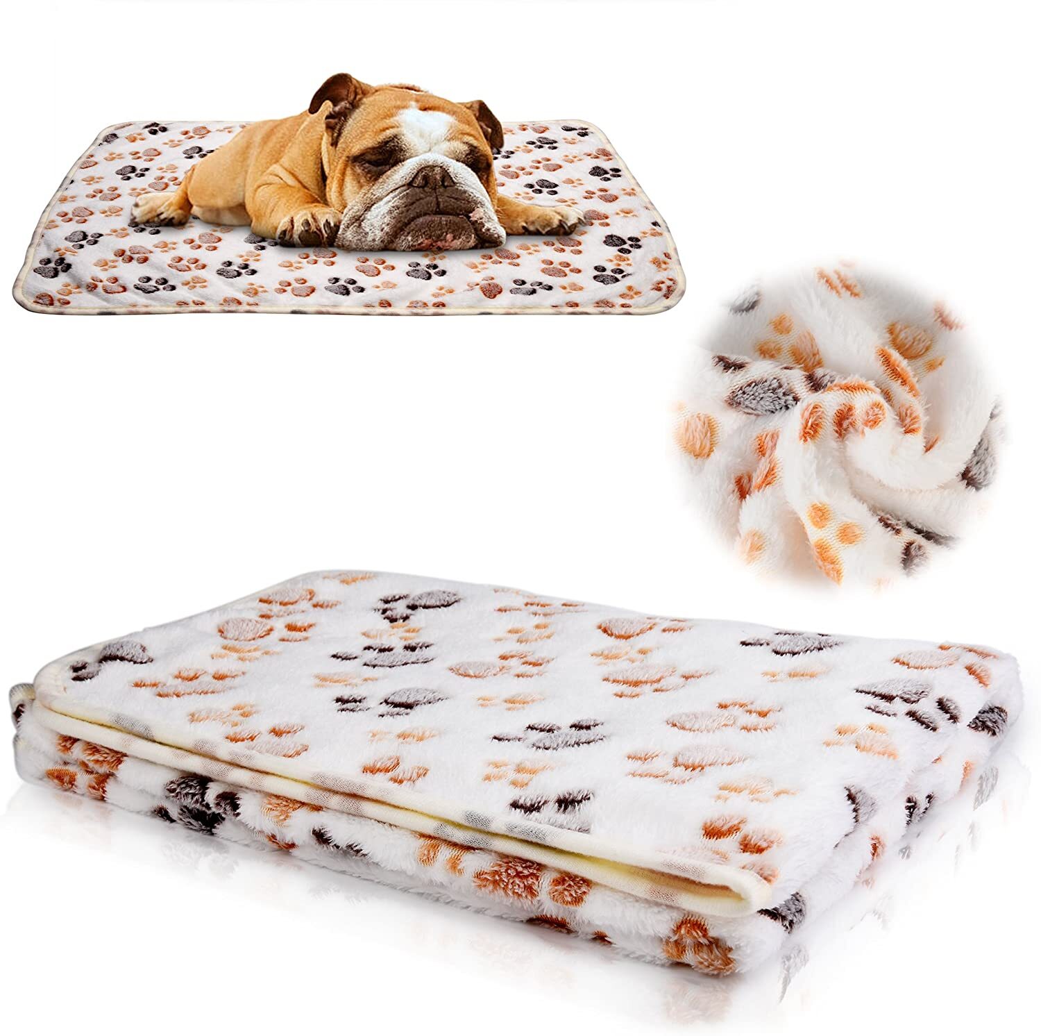 Soft Pet Dog Blanket Flannel Dogs Cats Throw for Puppy Small Large Extra Large