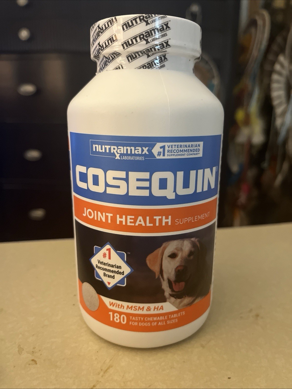 Cosequin MSM Joint Health Supplement for Dogs – 180 Chewable Tablets