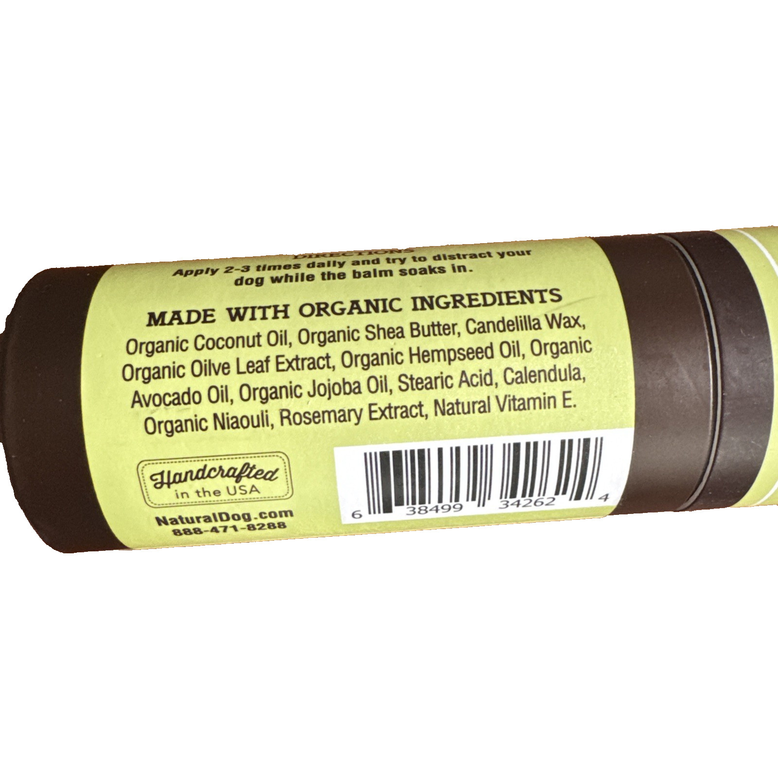 Natural Dog Company Skin Soother Stick 2 oz Organic Healing Balm for Dogs New