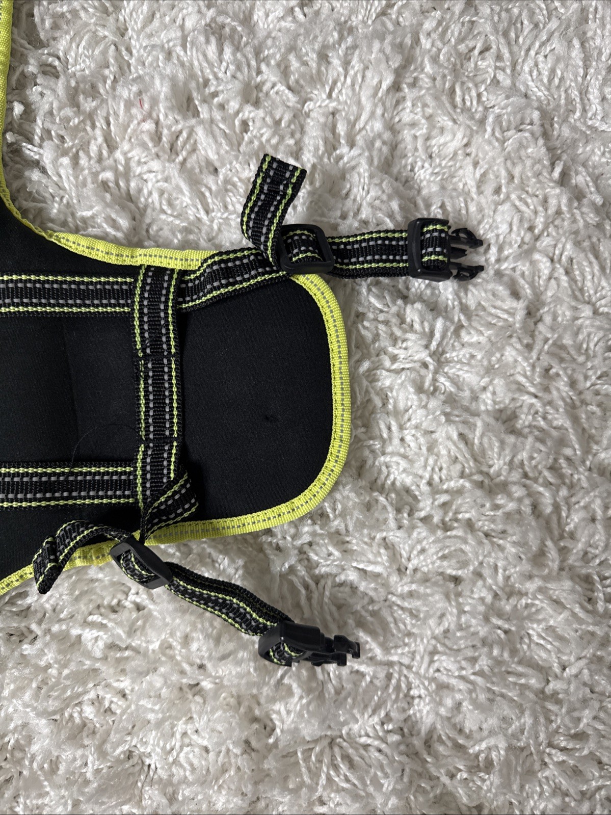 Arcadia Trail Flotation Dog Harness High Visibility Adjustable Sz Medium Yellow