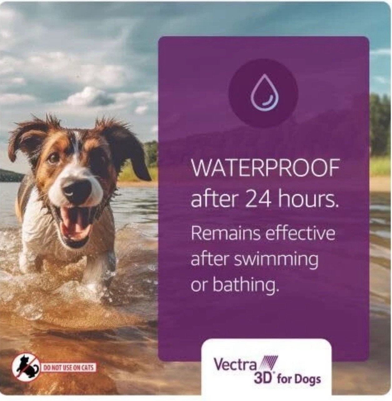 Vectra 3D for Dogs Flea Tick & Mosquito Treatment & Prevention for Medium Dogs