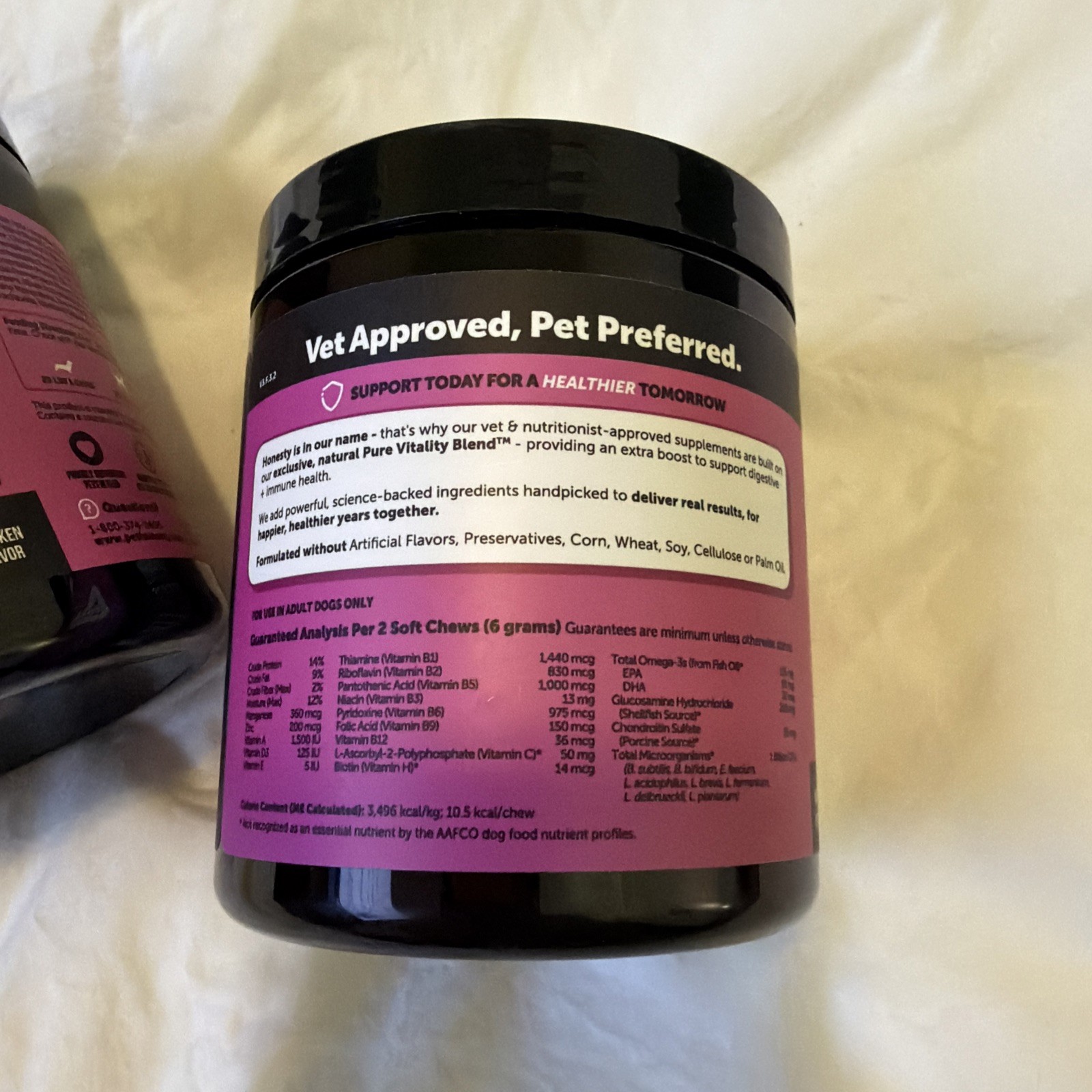 (BUNDLE X2) Pet Honesty Multivitamin 10 in 1 Probiotics – 90ct EX 03 & 05/2027