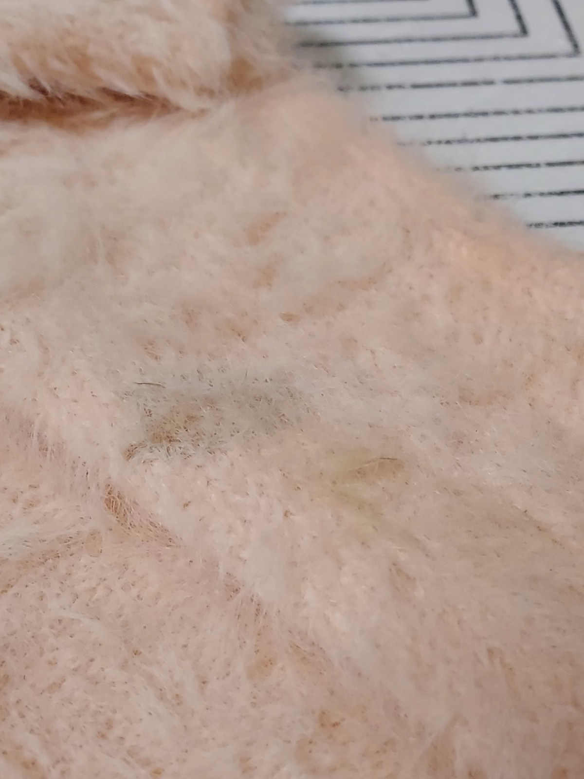 🥥 The Cuddle Collab Fuzzy Peach Dog Sweater Bodysuit Turtleneck🆕️AS SHOWN👇