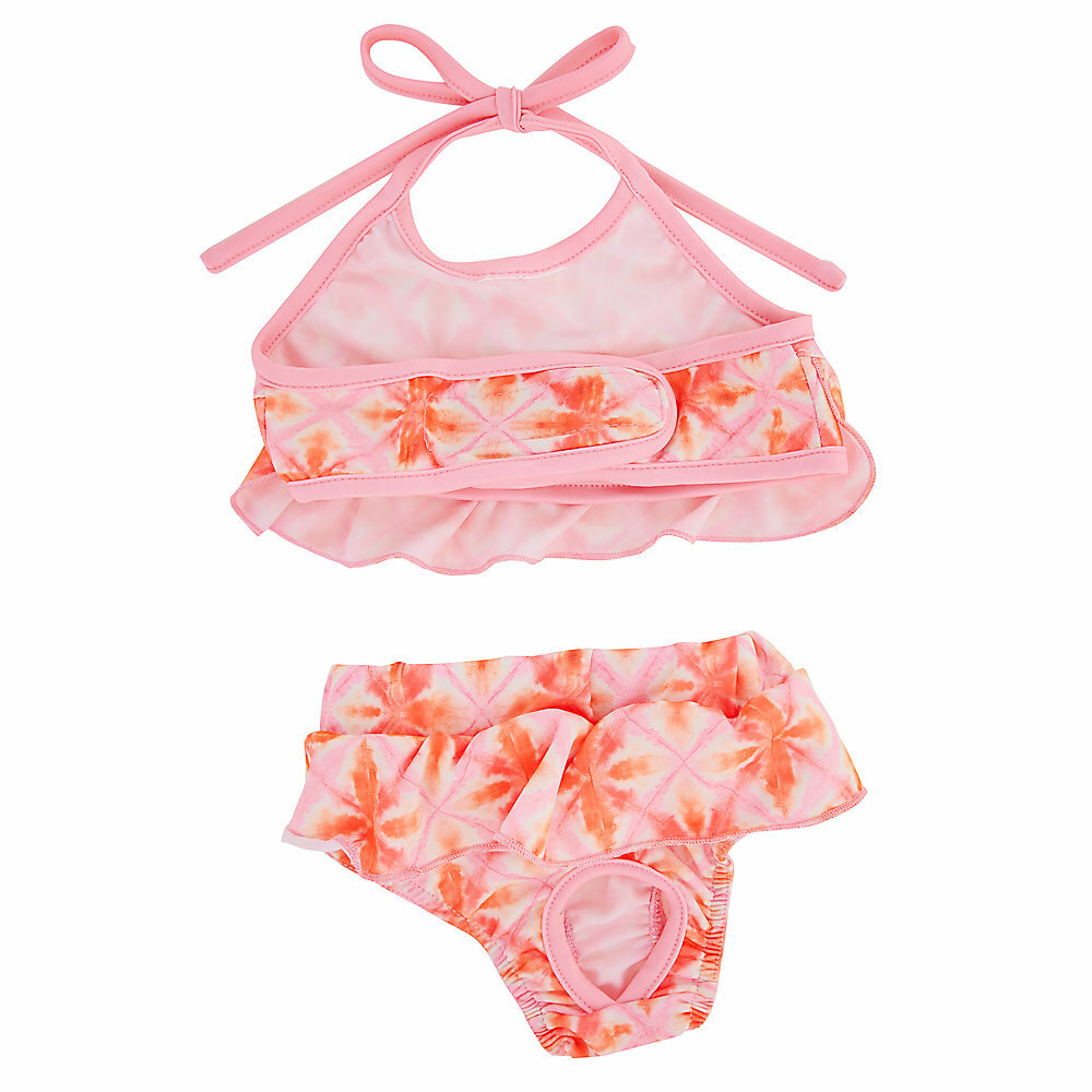 Festive TIE-DYE SWIM SUIT Dog XS M L new pet bikini bathing medium Top Paw
