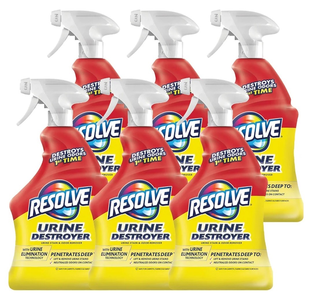 Reckitt Benckiser Urine Destroyer 32 OZ Spray Bottle Citrus 6 Per Each Carton