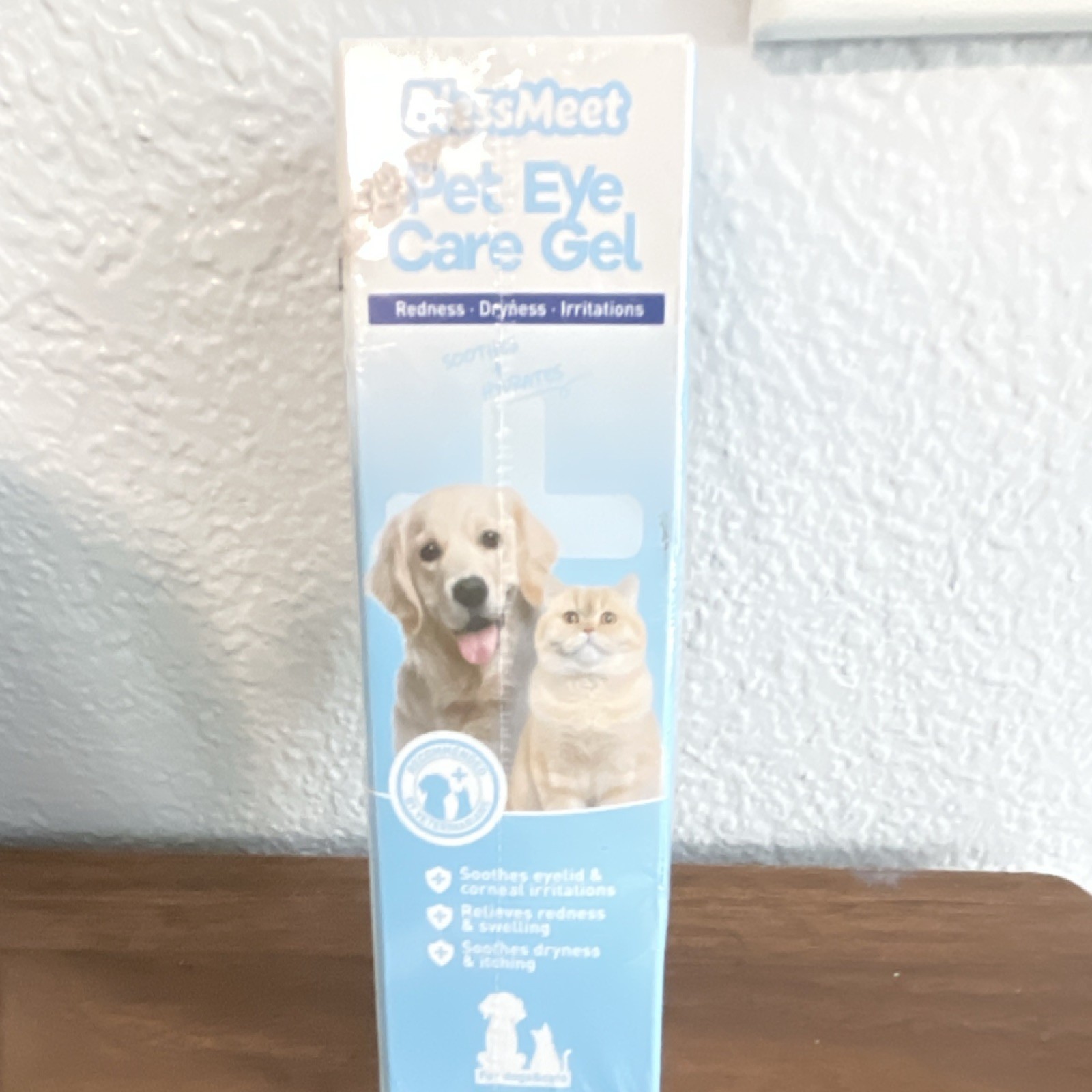 PetsMeet Eye Gel Gel Formulation for Redness, Dryness, Irritations Relief Care
